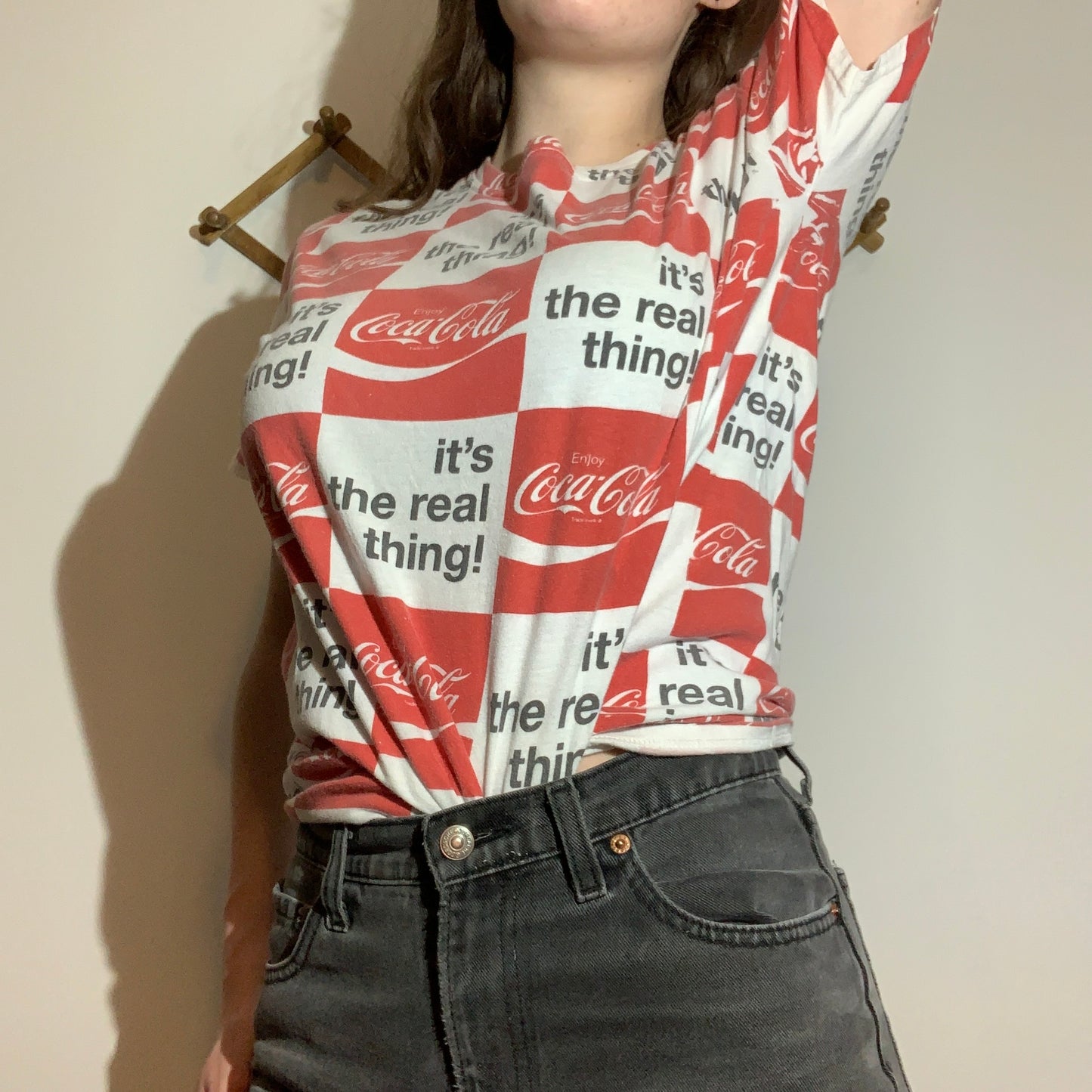 Checkered Coke Tee