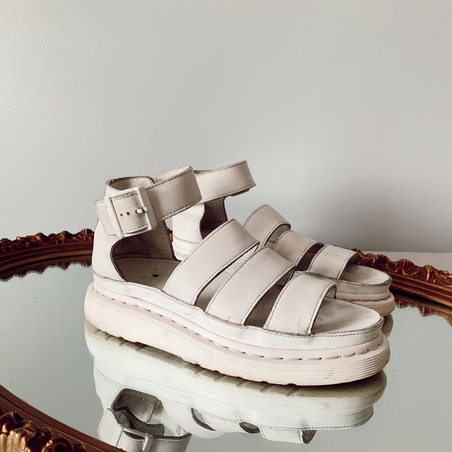 White Clarissa Sandals