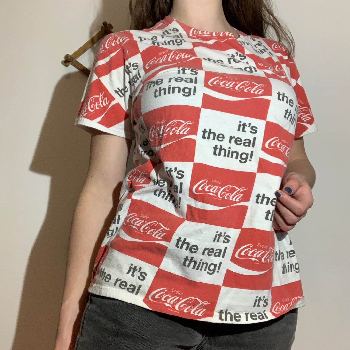 Checkered Coke Tee