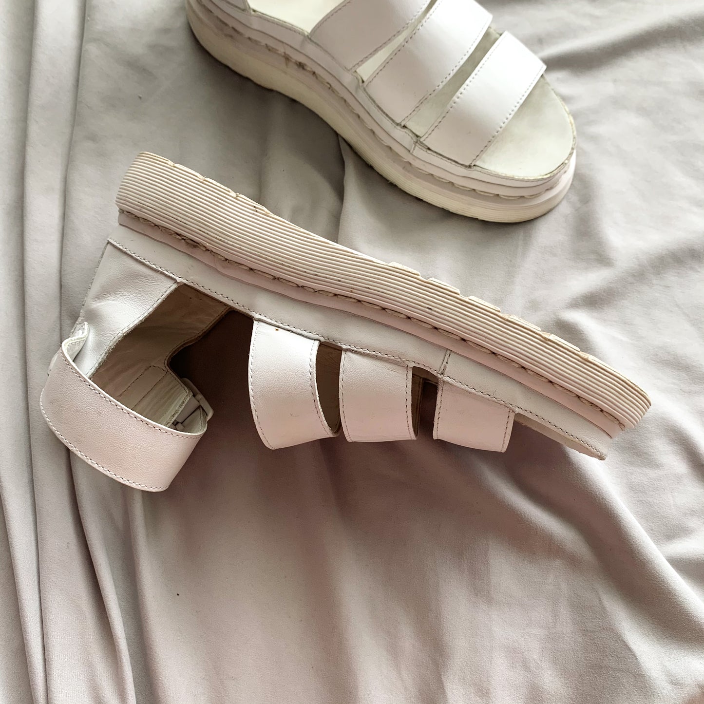 White Clarissa Platforms