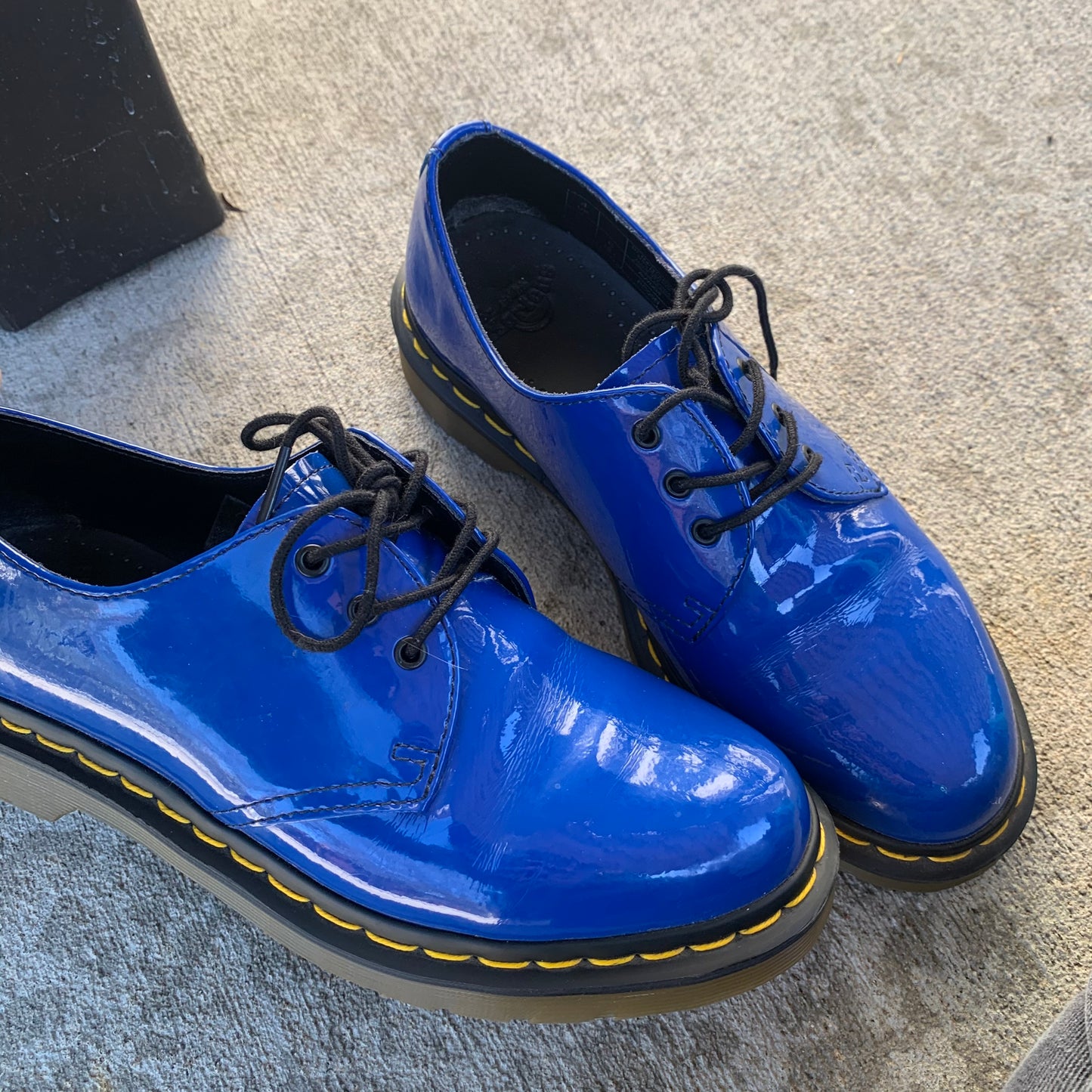 Blue Patent Dr. Marten's