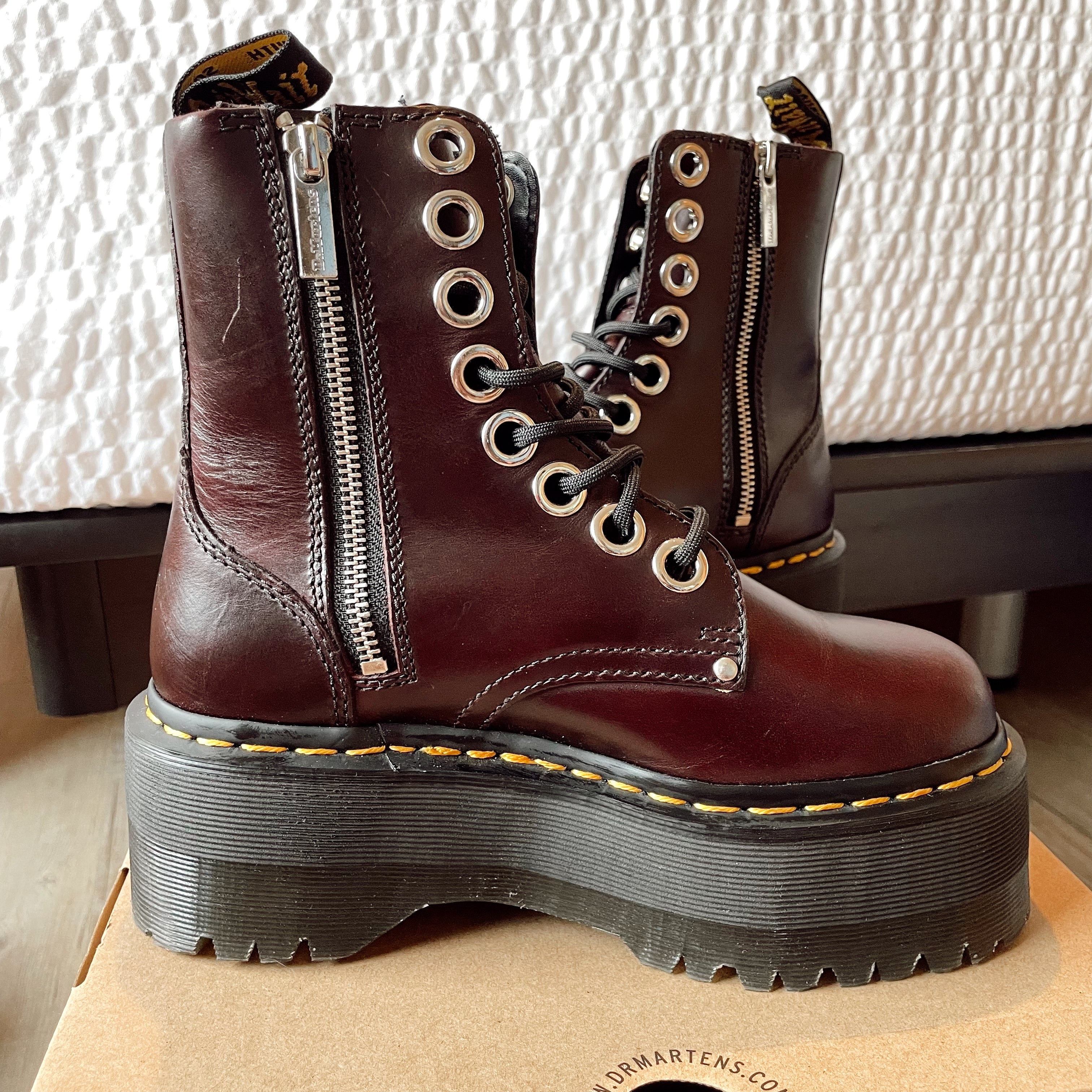 Dr martens jadon sales oxblood