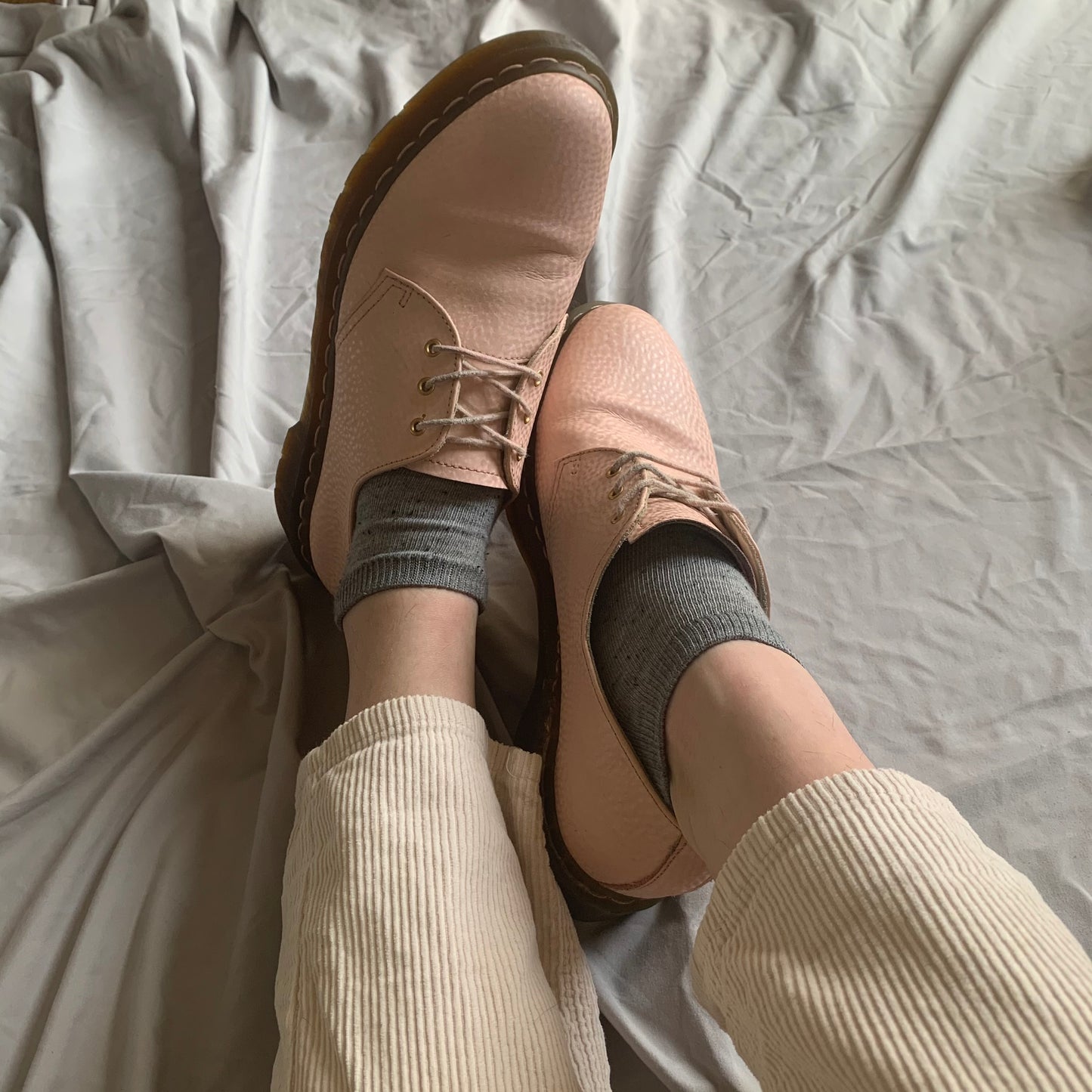 Baby Pink Docs Oxfords