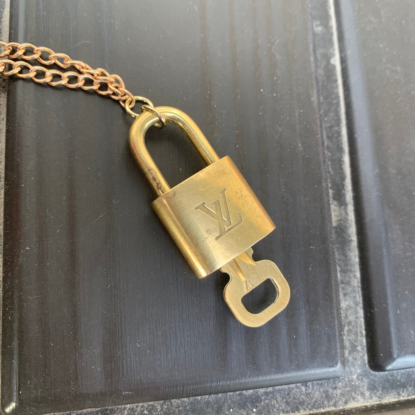 LV Lock Necklace