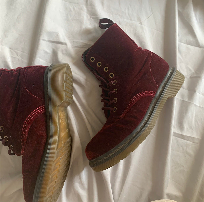 Burgundy Velvet Docs