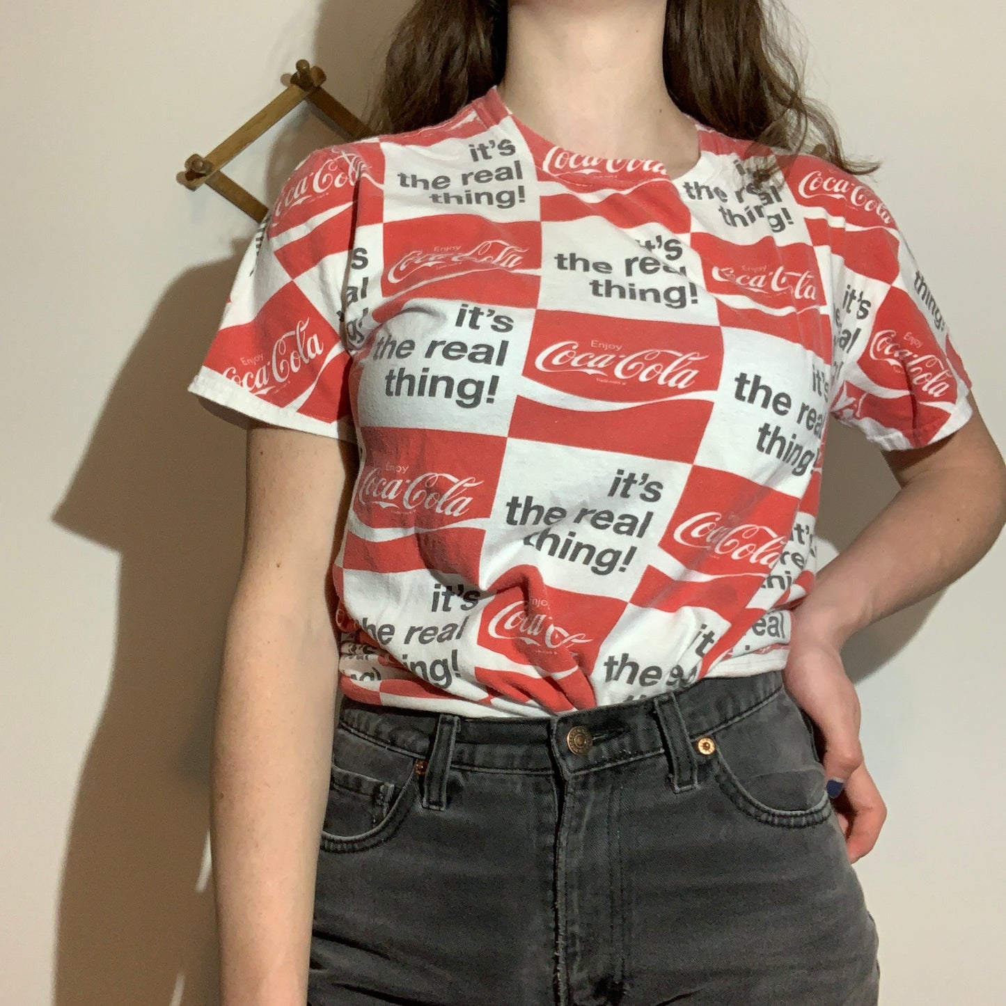 Checkered Coke Tee