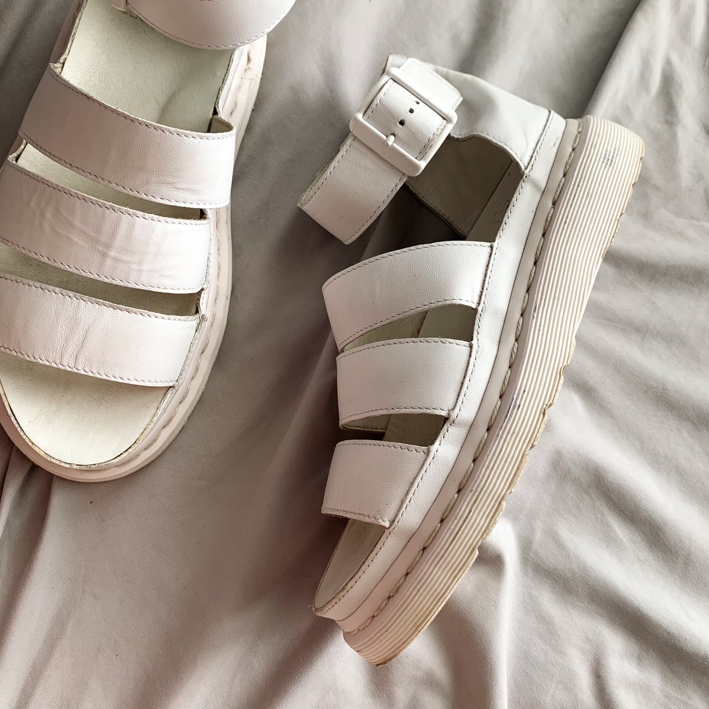 White Clarissa Platforms