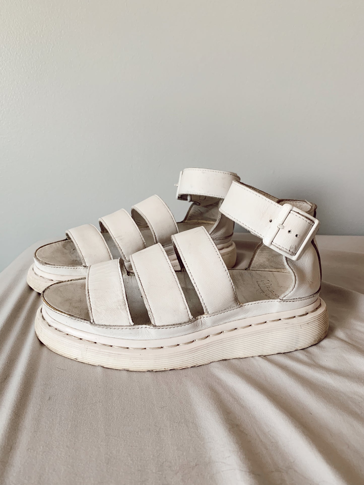 White Clarissa Sandals