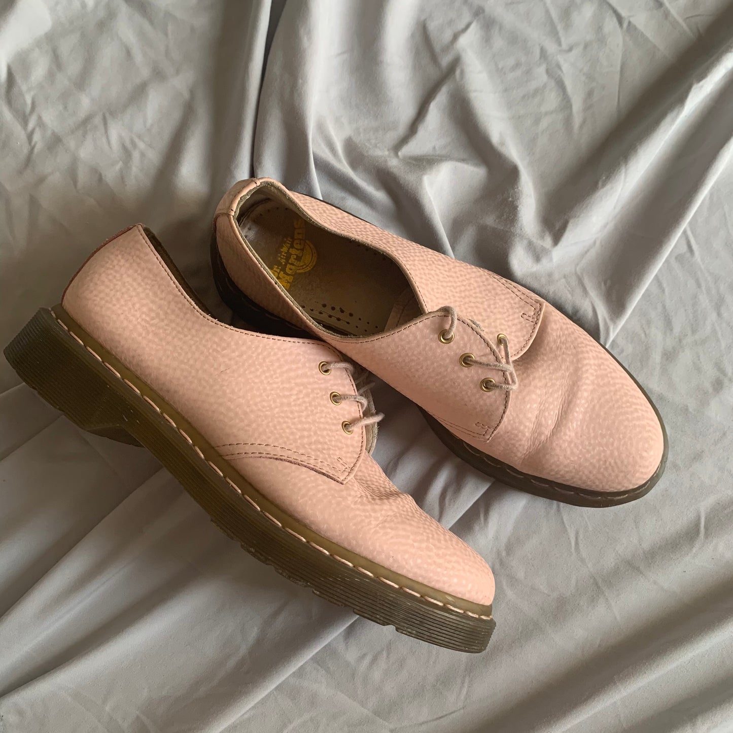 Baby Pink Docs Oxfords