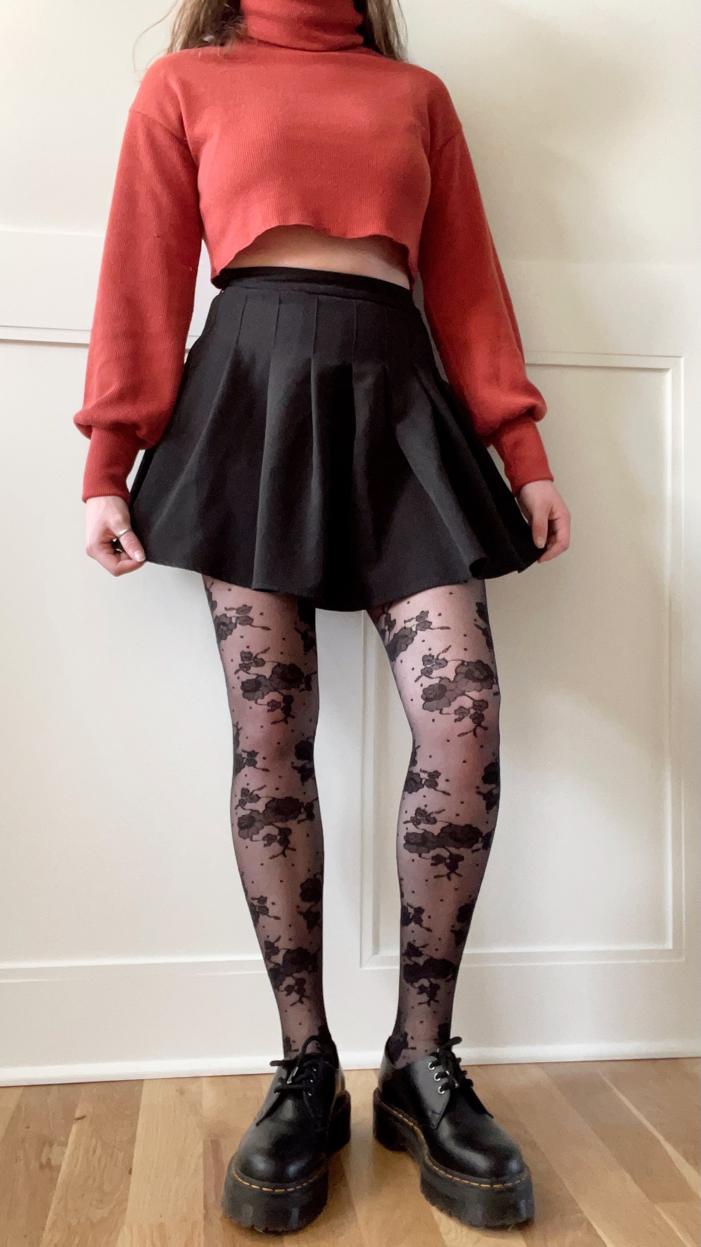 Floral Lace Tights