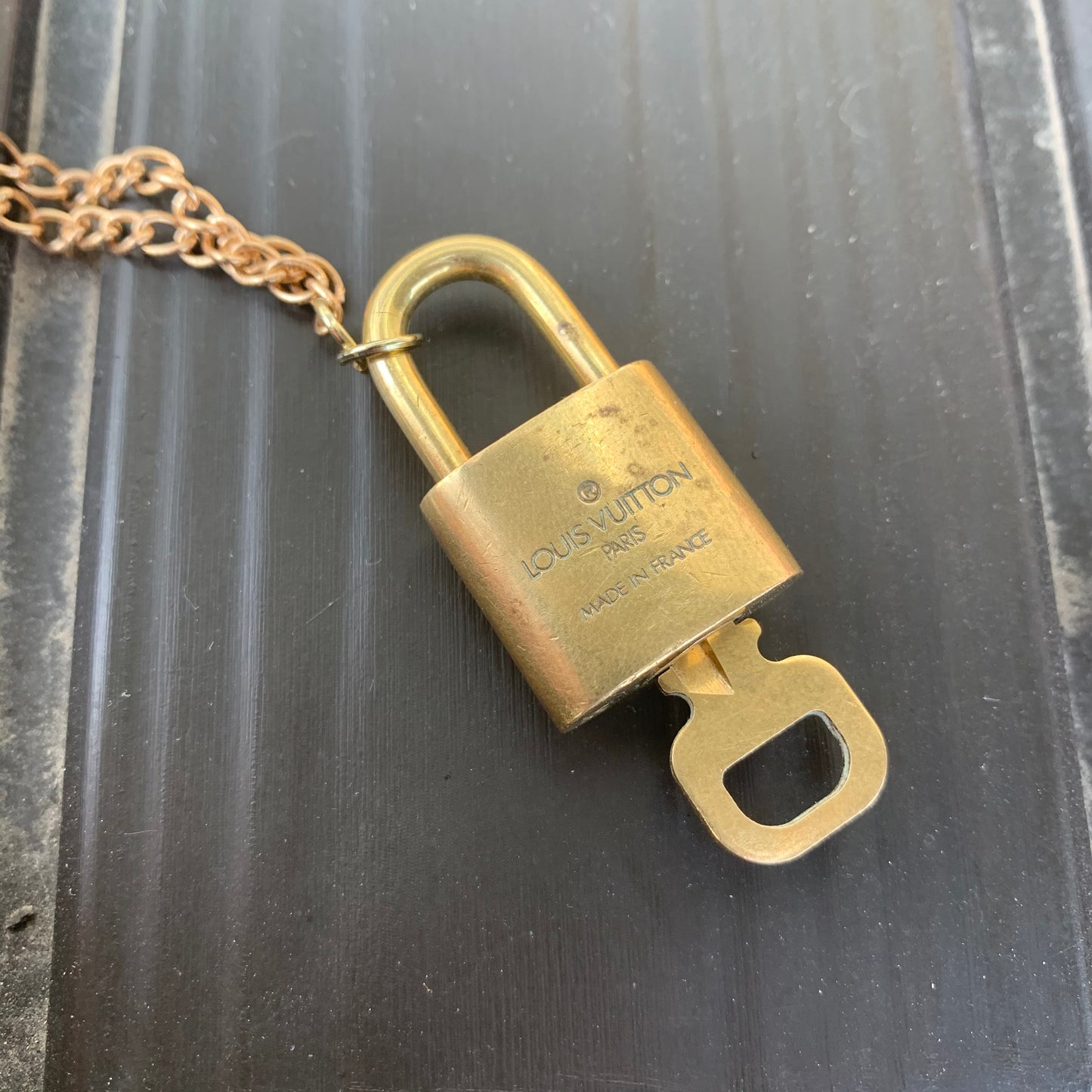 LV Lock Necklace