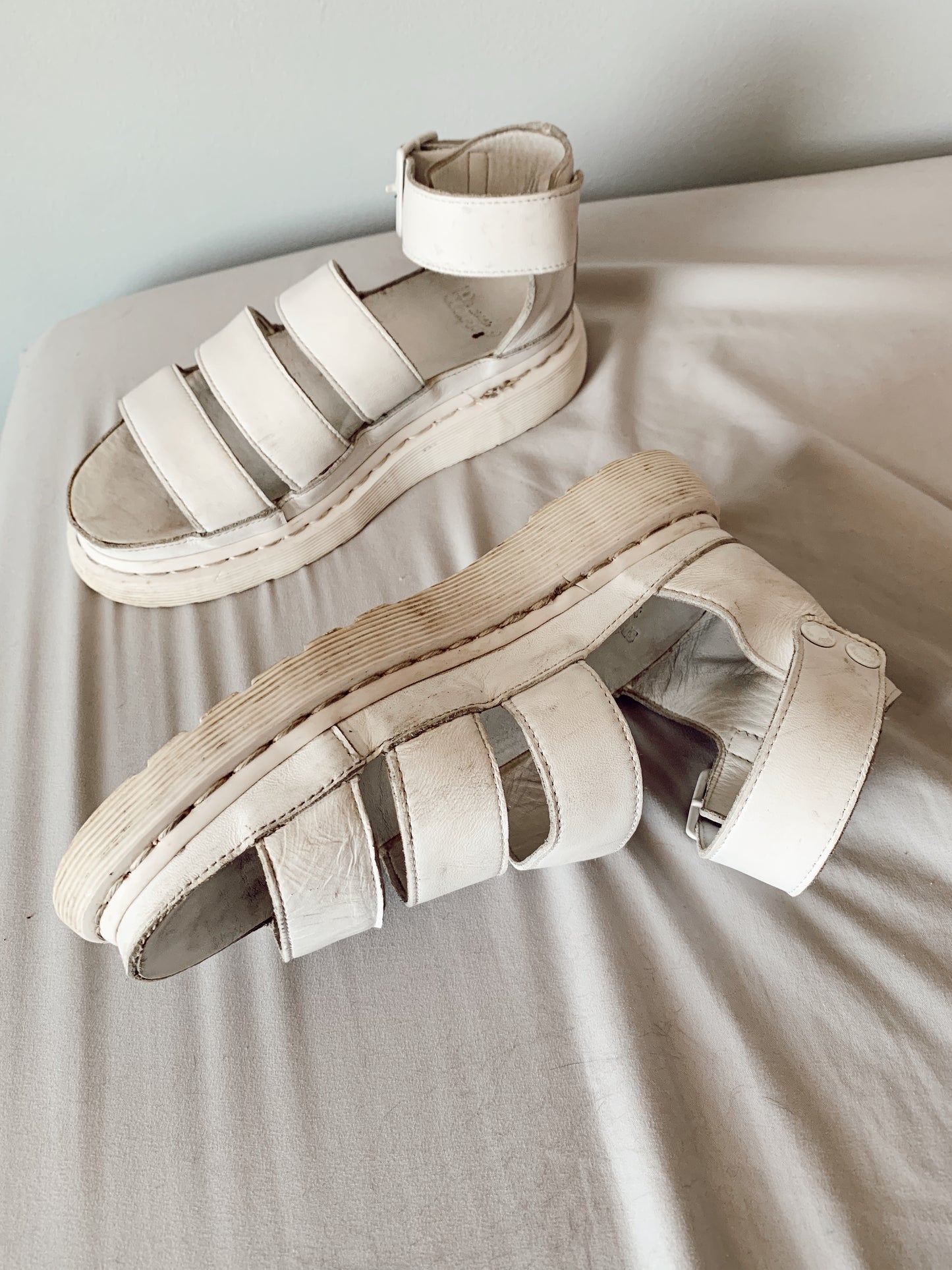 White Clarissa Sandals